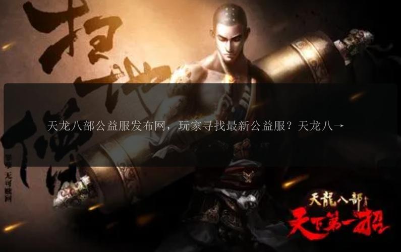 天龙八部公益服是什么意思_天龙公益服吧_天龙八部公益服发布网